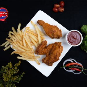 2pcs Chicken With French Fries
