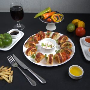 Chicken Beyti Kebab- Tavuk Etli Beyti Kebab