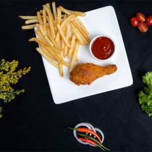 1pc Chicken with French Fries