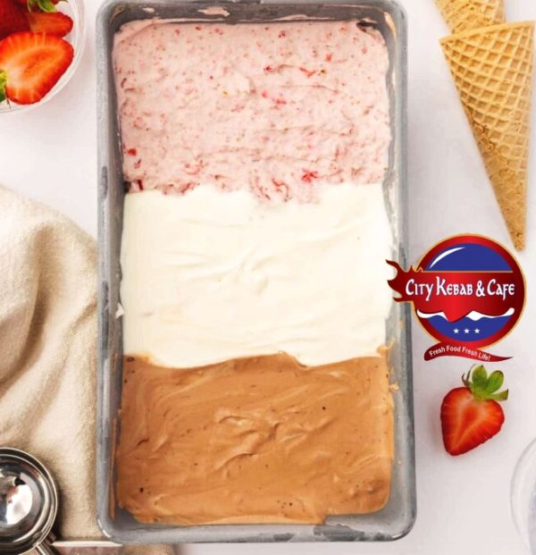 ICE Cream Vanilla/Chocolate/Strawberry