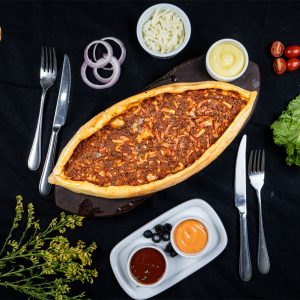 Pizza With Beef Keema- Kiymali Pide